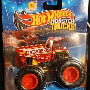 Fire Department DUMP TRUCK Hot Wheels Monster Truck - Red